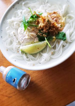 簡単‼️蒸し鶏のライスヌードル-レシピのメイン写真