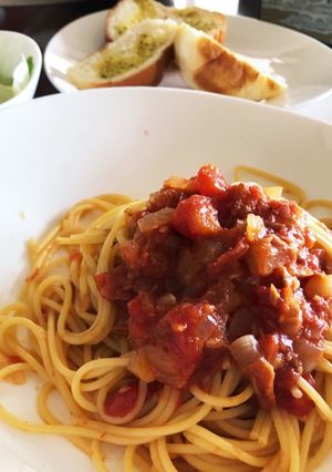 ☆我が家のトマトソースパスタ☆-レシピのメイン写真
