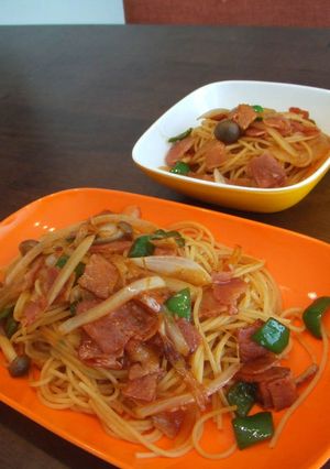 楽々ナポリタン-レシピのメイン写真