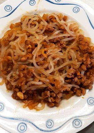 大豆のお肉白滝のミ~トスパゲッティー。-レシピのメイン写真