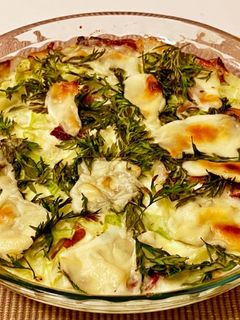 たっぷり春キャベツでタルト無しキッシュ-レシピのメイン写真