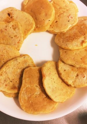砂糖不使用　ホットケーキ　離乳食♡おやつ-レシピのメイン写真