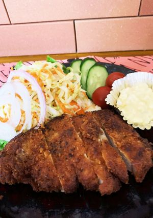 我が家の豚カツ♡ごま油でサクサク美味しい-レシピのメイン写真