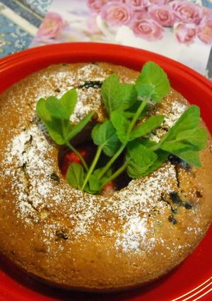 クルミとレーズンのどっしりケーキ-レシピのメイン写真