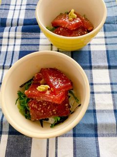 マグロ漬け丼-レシピのメイン写真