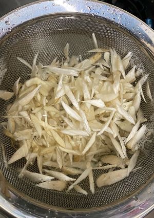 ゴボウの下処理（アク抜き）-レシピのメイン写真