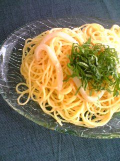 かんたん明太子の冷製パスタ-レシピのメイン写真
