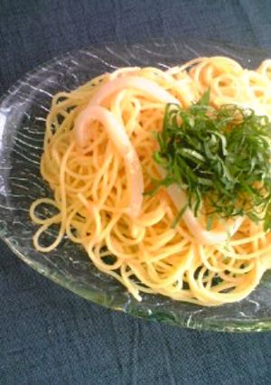 かんたん明太子の冷製パスタ-レシピのメイン写真