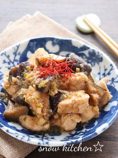 鶏肉となすの中華風炒め物-レシピのメイン写真