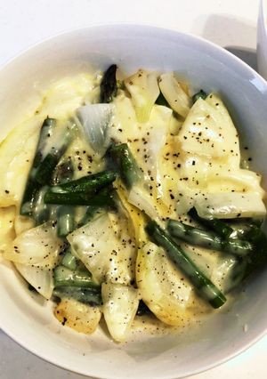 アスパラのチーズ和え-レシピのメイン写真
