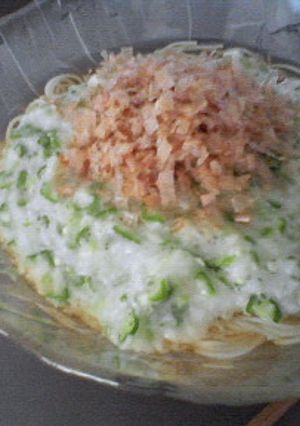 夏に負けるな！ネバネバそうめん☆-レシピのメイン写真