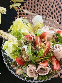 自家製ごまだれの冷しゃぶサラダ-レシピのメイン写真