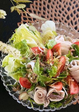 自家製ごまだれの冷しゃぶサラダ-レシピのメイン写真