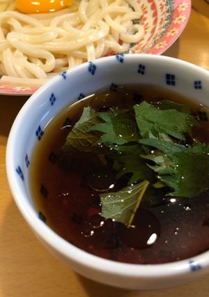 大葉入り♪簡単めんつゆ☆つけだれ-レシピのメイン写真