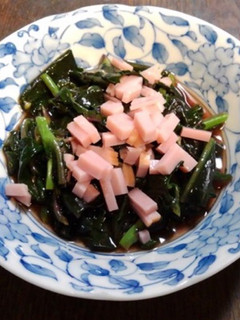 金時草のわさびポン酢和え-レシピのメイン写真