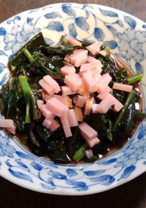 金時草のわさびポン酢和え-レシピのメイン写真