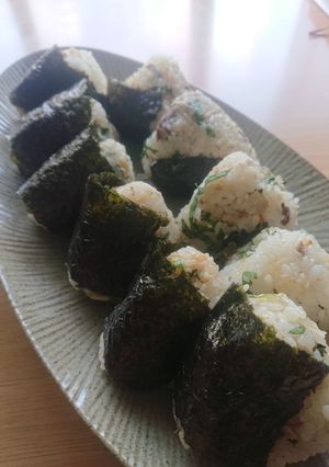 さばとらっきょう・大葉のおにぎり-レシピのメイン写真
