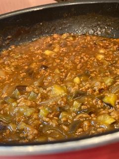 料理メモ 夏にひき肉カレー-レシピのメイン写真