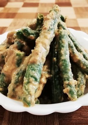 お弁当に☆さやいんげんの胡麻味噌和え-レシピのメイン写真