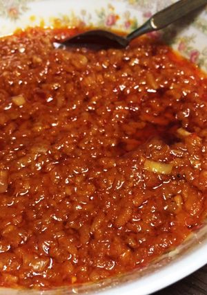 狂気の沙汰 (という名の食べる辣油)-レシピのメイン写真