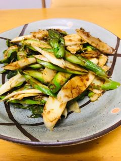 アスパラのおかか醤油炒め-レシピのメイン写真
