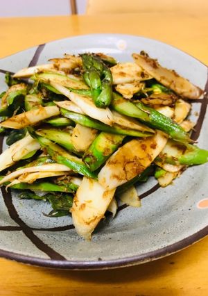 アスパラのおかか醤油炒め-レシピのメイン写真