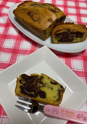 HMでバナナマーブルケーキ-レシピのメイン写真