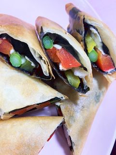 海苔とチーズのカラフル春巻き-レシピのメイン写真