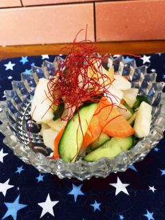 味付け昆布茶のみ♡絶品♡簡単浅漬け-レシピのメイン写真