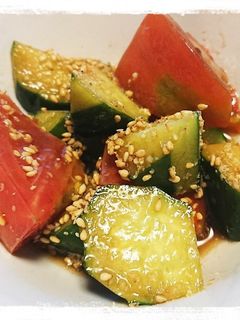 トマトときゅうりの中華和え-レシピのメイン写真