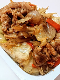 パックご飯で作る「肉野菜炒めご飯」-レシピのメイン写真