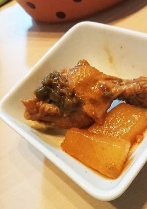 【計量は大さじだけ】手羽元のポン酢甘煮-レシピのメイン写真