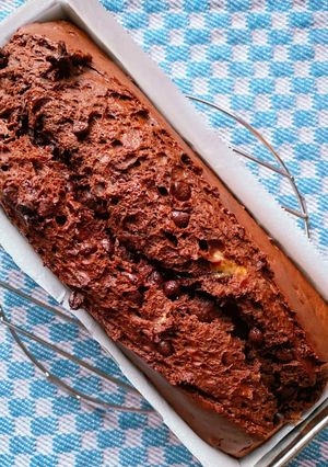 ＊混ぜるだけ！濃厚チョコバナナケーキ＊-レシピのメイン写真