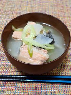 サクラマスのあら汁-レシピのメイン写真
