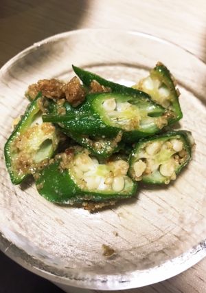 ◇オクラの胡麻和え◇とにかく簡単！-レシピのメイン写真
