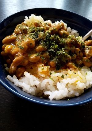 納豆と青のりご飯-レシピのメイン写真