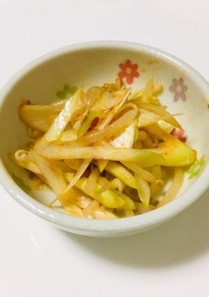 ピリ辛ねぎもやし-レシピのメイン写真