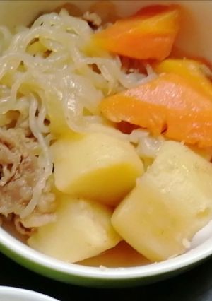 材料シンプル♪失敗なしの我が家の肉じゃが-レシピのメイン写真