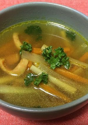 ごぼうたっぷり！根菜カレースープ♪-レシピのメイン写真