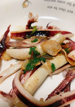 イカのにんにく醤油炒め-レシピのメイン写真