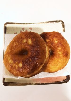 簡単!揚げ焼きドーナツ(卵なし)-レシピのメイン写真
