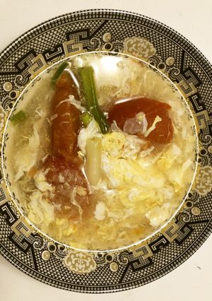 卵とトマトスープ　中華　-レシピのメイン写真