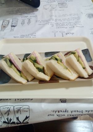 ランチタイム。サンドイッチ。-レシピのメイン写真