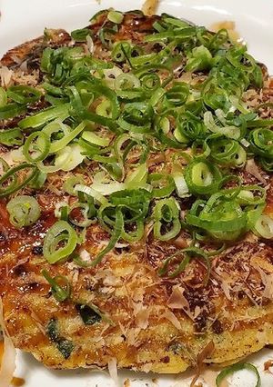 挽肉と野菜でガチお好み焼き-レシピのメイン写真