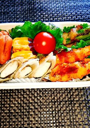 息子のお弁当'20.5.31-レシピのメイン写真
