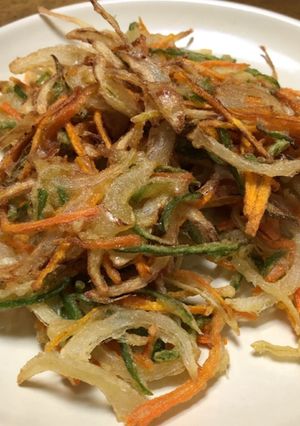 野菜のかきあげ-レシピのメイン写真