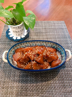 こんにゃくの甘辛煮-レシピのメイン写真