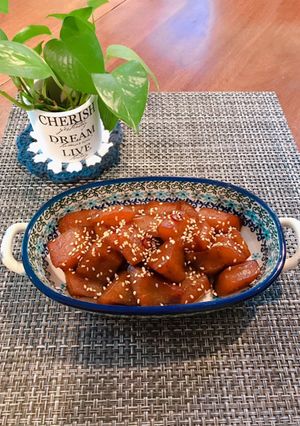 こんにゃくの甘辛煮-レシピのメイン写真