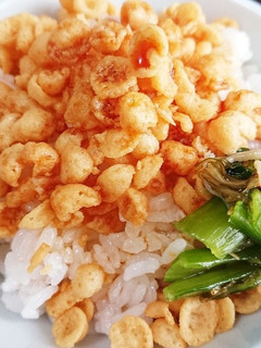 秒速☆天かすのっけご飯-レシピのメイン写真