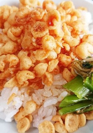 秒速☆天かすのっけご飯-レシピのメイン写真